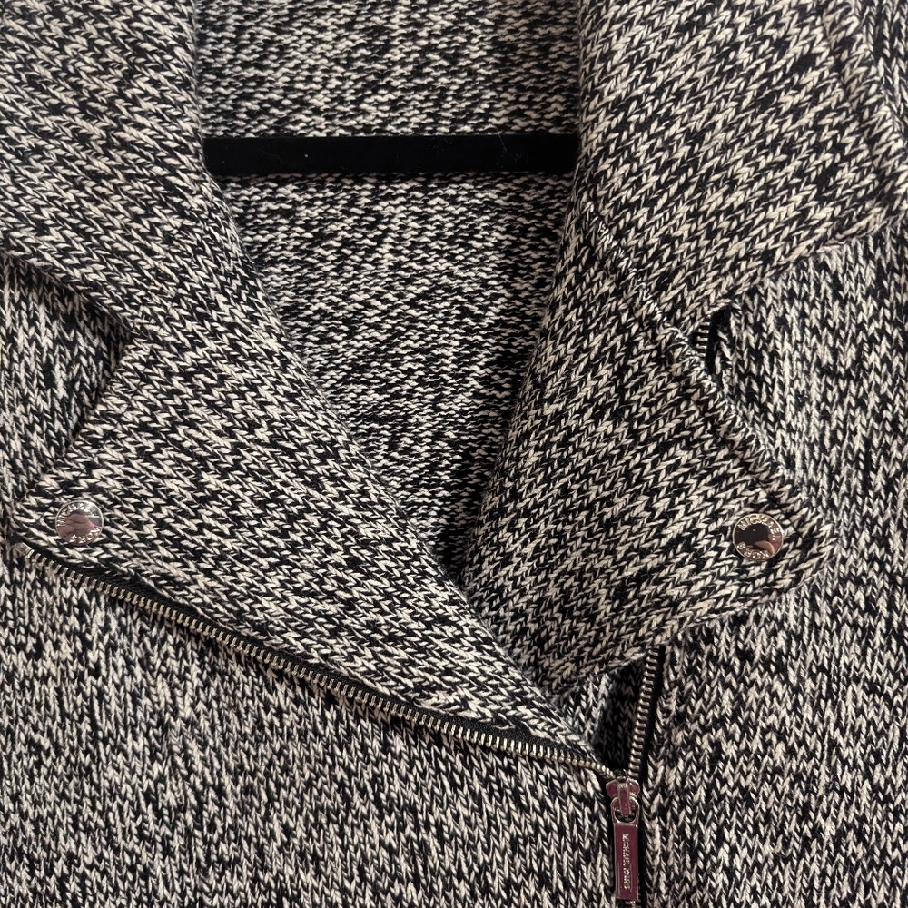 Michael Kors zipper sweater jacket size large - Picture 3 of 11